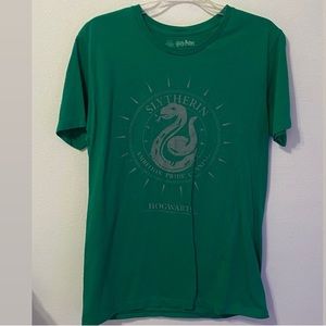 green slytherin tee